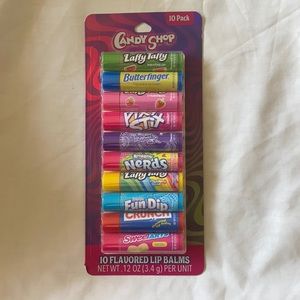 🎁New🎁 Candy Shop Flavored Lip Balms 10-.12OZ.Ea.
